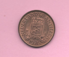 ANTILLAS HOLANDESAS - 2 1/2 CENTS 1976 - Antilles Néerlandaises