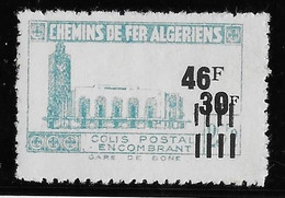 Algérie Colis Postaux N°202b (réf. Dallay) - "5" Retouché  & Sans Surcharge CR - Neuf * Avec Charnière - TB - Postpaketten