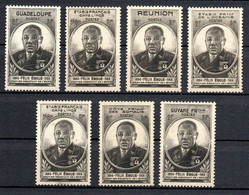 Col23 Serie Coloniale Eboué Neuf  X MH Cote 6,50 Euro - 1945 Gouverneur-Général Félix Éboué