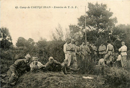 Coëtquidan * Le Camp * Un Exercice De TSF * Radio * Militaria Militaires - Guer Coetquidan