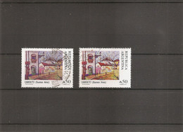 Argentine ( 1616 Oblitéré X 2 -Curiosité: 1 Timbre Avec Couleurs Plus Claires à Voir) - Used Stamps