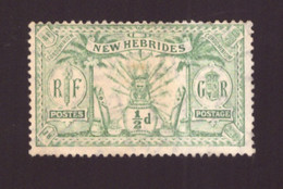 Nouvelles-Hébrides  1911 -  Armes Et Totems / Édition Anglaise 1/2c  - TB - - Unused Stamps