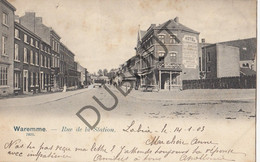 Postkaart/Carte Postale WAREMME - Rue De La Station (C859) - Borgworm