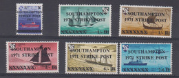 Guernsey  Herm Island 1969 Transport Set 6 Unmounted Mint Overprints NHM - Guernesey