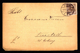 DR Postkarte COBURG - Neustadt - 19.10.93 - Mi.45 - Briefe U. Dokumente
