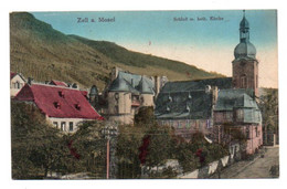 (Rhénanie Palatinat) 220, Zell A Mosel, Schloss M Kath Kirche - Zell