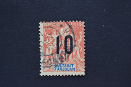 Anjouan - 1912 Type Groupe 10 Sur 40 N° 26 Oblitéré - Used Stamps