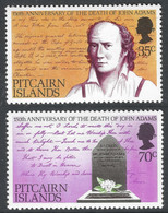 Pitcairn Islands. 1979 150th Death Anniv Of John Adams. MH Complete Set. SG 194-195 - Pitcairn Islands