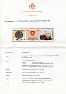 SMOM Sovrano Militare Ordine Di Malta 2013 / 900th Anniversary Of The Bull Of Pope Paschal II / Leaflet - Malte (Ordre De)