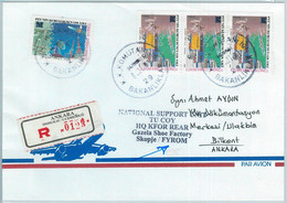 66963 - TURKEY - Postal History -  Turkish Peace Forces In MACEDONIA - SFOR 2001 - Briefe U. Dokumente