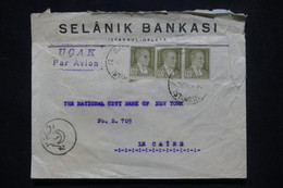 TURQUIE - Enveloppe Commerciale De Istanbul Pour Le Caire En 1955  - L 107732 - Brieven En Documenten