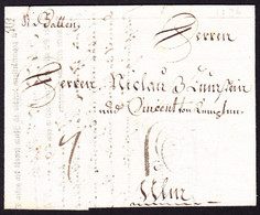 1796 Faltbrief Aus St. Gallen Nach Ulm. - ...-1845 Prephilately
