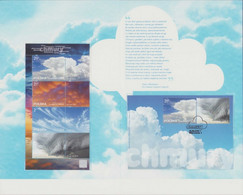 2016 Poland Beautiful Booklet / Clouds, Sky, Cumulonimbus, Cirrus, Weather, Nature, Cloud / 2 FDC + Mini Sheet MNH**FV - Booklets