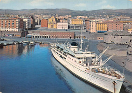 013321 "CIVITAVECCHIA - IL PORTO" ANIMATA, NAVE.  CART SPED 1986 - Civitavecchia