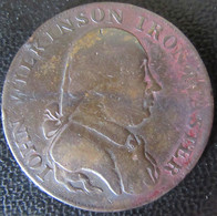 Prix En Baisse ! Great Britain - Jeton / Token John Wikinson Iron Master 1793 En Bronze - Monétaires/De Nécessité