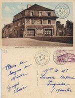 MINIAC MORVAN LE VIEUX BOURG CARREFOUR DE LA MORT HOTEL DE LA CROIX RESTAURANT 1947 - Autres & Non Classés