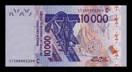 West African St. Burkina Faso 10000 Francs 2017 Pick 318Cq SC UNC - Burkina Faso