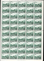 387.GREECE.1937 HISTORICAL.15 DR.SEA BATTLE,MNH SHEETOF 50.FOLDED HORIZONTALLY,WILL BE SHIPPED FOLDED - Hojas Completas