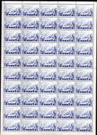 388.GREECE.1937 HISTORICAL.2 DR.BATTLE OF SALAMIS,MNH SHEETOF 50.FOLDED HORIZONTALLY,WILL BE SHIPPED FOLDED - Full Sheets & Multiples