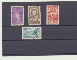 309/310/312/313 - Used Stamps