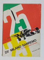 65710 Numero Unico 25° Roma Sanremo: 2° Trofeo Davide Campari 1963 - Voitures