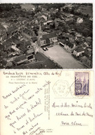 LOUDEAC PLACE NOTRE DAME ET LA MAIRIE LA FRANCE VUE DU CIEL VUE AERIENNE 1954 - Loudéac