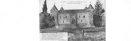 Mandres-aux-4-tours.Le Château.D'après Une Estampe Ancienne.Poésie De Paul Martin. - Andere Gemeenten