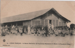 Carte Postale Ancienne/CONGO Français/ Maison Des Franciscaines De Marie/ 1907       CPDIV318 - French Congo