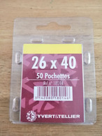 REDUCTION DE -50% : Blister De 50 Pochettes - Largeur:26mm - Longueur : 40mm - Simple Soudure - Fond Noir - Mounts