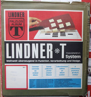 Lindner - Feuilles OMNIA NOIRES REF. 05 P (5 Bandes Avec Séparation, Ancien Modèle) (paquet De 10) - For Stockbook