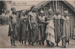 Carte Postale Ancienne/CONGO BELGE/ Chef Banfumn Avec Ses Femmes Et Ses Enfants/Vers 1900-1920      CPDIV321 - Belgian Congo