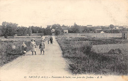 Saché        37         Panorama . Vue Prise Des Jardins             (voir Scan) - Sonstige & Ohne Zuordnung