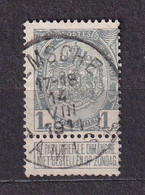 [81_0007] Zegel 81 Met Cirkelstempel Temsche / Tamise Scan Voor- En Achterzijde - 1893-1907 Wappen