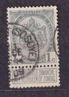 [81_0008] Zegel 81 Met Cirkelstempel Maredret  (sosoye) Scan Voor- En Achterzijde - 1893-1907 Wappen