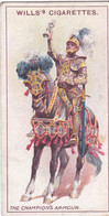 42 Champions Armour    - The Coronation Series 1911 -  Wills Cigarette Card - Original Antique- Royalty - Wills