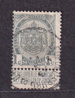 [81_0009] Zegel 81 Met Cirkelstempel Leopoldsburg  Scan Voor- En Achterzijde - 1893-1907 Wappen