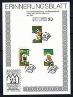 New Zealand 1978 SG 1149/51 - Souvenir Card - Naposta '78 - Frankfurt Am Main Germany - Brieven En Documenten
