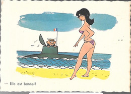 CPA-1948-HUMOUR-Dessin Georges PICHARD-Elle Est Bonne-N°212-Edit Humour -Service-Carton Epais-TBE/RARE - Humor