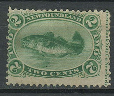 Canada - Newfoundland 1866 2 C.☀ Fish Year Stamp ☀ MNG - Nuovi