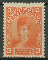 Canada - Newfoundland 1897 - 3 C.☀ Princess Of Wales ☀ Unused MH - Nuovi