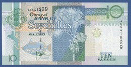 SEYCHELLES - P.36a – 10 RUPEES ND (1998) UNC Serie AC541529 - Seychellen
