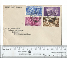 Great Britain Scott # 271 - 274 Complete July 29 1948 FDC Marlow Buckinghamshire.......(Box 8) - ....-1951 Pre Elizabeth II