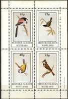 {B288} Birds IV Sheet Of 4 MNH** LABEL Cinderella !! - Fantasy Labels