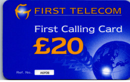 17494 - Großbritannien - First Telecom , First Calling Card - BT Schede Mondiali (Prepagate)