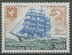 Niger 1984 UPU Weltpostkongress Hamburg Schiff Rickmer Rickmers 896 Postfrisch - Niger (1960-...)