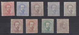 1872 Reinado Amadeo I Edifil 118 120/27** V.Catalogo 850€ - Unused Stamps
