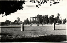 Iran Persia, ISFAHAN ISPAHAN اصفهان, Panorama Shah Mosque (1950s) RPPC Postcard - Iran