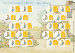 GREAT BRITAIN 2008 Peter Rabbit / New Baby: Smilers Sheet Of 20 Stamps UM/MNH - Francobolli Personalizzati