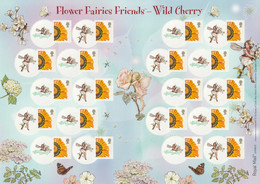 GREAT BRITAIN 2009 Wild Cherry Fairy / Gazania: Smilers Sheet Of 20 Stamps UM/MNH - Timbres Personnalisés