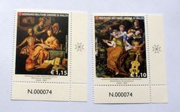 SMOM 2021, LA MUSICA NELLA PITTURA, COMPLETE SET  MNH** - Malte (Ordre De)